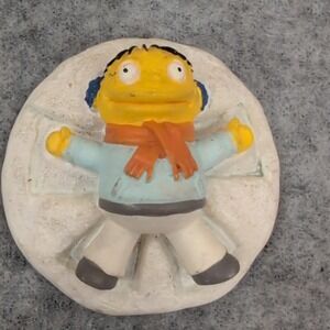 Hawthorne Village The Simpsons Ralph Wiggum Snow Angel Christmas Figurine 2004